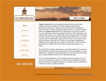 Tablet Screenshot of polymerservices.biz
